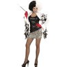 COSTUME MAITRESSE DU MAL 3 PIECES TAILLE M