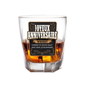 VERRE A WHISKY 18 ANS