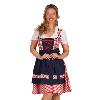 Robe Bavaroise Edelweiss Rouge Taille S