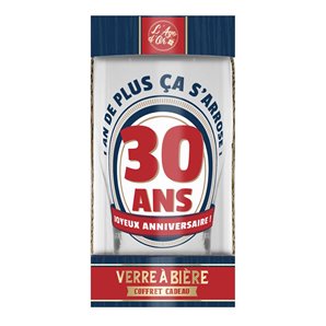 VERRE A BIERE 30 ANS
