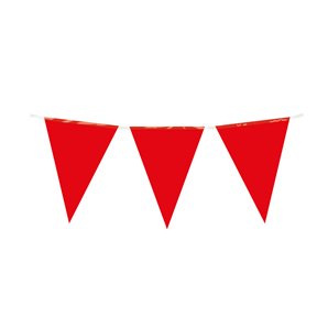 GUIRLANDE ROUGE PLASTIQUE 10 METRES