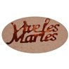 DECOUPES VIVE LES MARIES MARRON