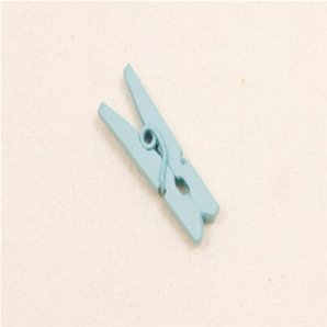 PINCES A LINGE EN BOIS 3 X 2,5 CM BLEU CIEL X 10