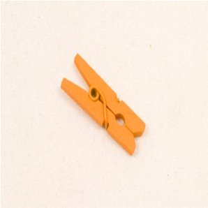 PINCES A LINGE EN BOIS 3 X 2,5 CM ORANGE X 10