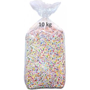 CONFETTI EN PAPIER MULTICOLORE SAC DE 10KG