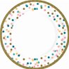 ASSIETTES CARTON 22 CM BIO DREAM DOTS - PAQUET DE 10