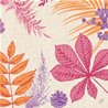 SERVIETTES EFFET TISSU BRIGHT AUTUMN - PAQUET DE 15