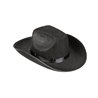 CHAPEAU COW-BOY NOIR EN FEUTRINE