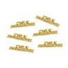 SEMIS DE TABLE JOYEUX ANNIVERSAIRE EN BOIS OR