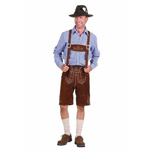 DEGUISEMENT BAVAROIS SEPPL CUIR MARRON - TAILLE XXL (56)