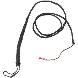 FOUET CUIR NOIR 120 CM
