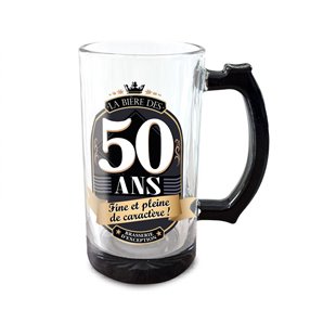 CHOPE 50 ANS NOIRE EN VERRE