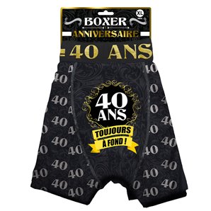 BOXER 40 ANS TAILLE XL