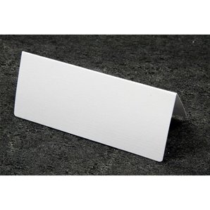 MARQUE-PLACE BLANC EN CARTON - PAQUET DE 6