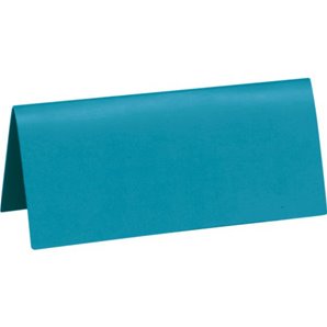 MARQUE-PLACE TURQUOISE EN CARTON