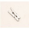 PINCES A LINGE EN BOIS 3 X 2,5 CM ARGENT X 10