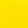 SERVIETTES PAPIER JAUNE 24X24CM - PAQUET DE 300