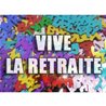 CONFETTIS DE TABLE VIVE LA RETRAITE