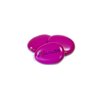 MARQUE-PLACE GALET EN VERRE FUCHSIA X 12