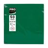 Serviette Ouate Vert Foncé 20 x 20 cm - Paquet de 50