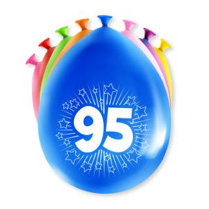 Ballon 95 Ans En Latex - Sachet De 8