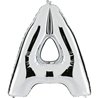 BALLON LETTRE A ALU METAL 36 CM