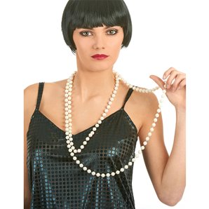 COLLIER DE FAUSSES PERLES EN PVC