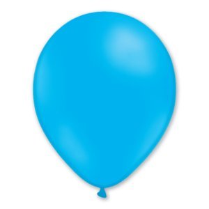 BALLONS BLEU CIEL EN LATEX 25 CM - SACHET DE 20