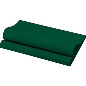 SERVIETTES DUNISOFT VERT FONCE 40X40CM - PAQUET DE 60