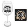 VERRE A VIN 60 ANS EN COFFRET