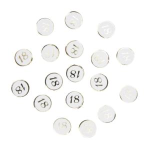 Confetti De Table 18 Ans Or En Papier