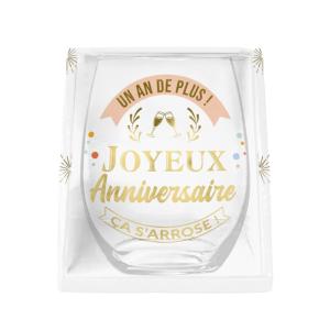 Verre Anniversaire Rond