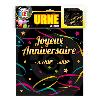 Urne Joyeux Anniversaire En Carton
