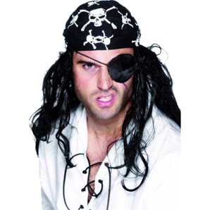 CACHE-OEIL PIRATE EN SATIN