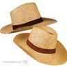 CHAPEAU PANAMA EN PAILLE NATURELLE