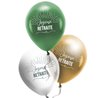 BALLONS JOYEUSE RETRAITE EN LATEX - SACHET DE 8