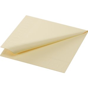 SERVIETTES PAPIER CREME 24X24CM - PAQUET DE 300