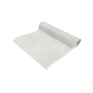 CHEMIN DE TABLE EFFET COTON GRIS - 28 CM X 5 METRES