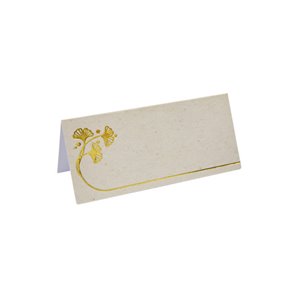 MARQUE-PLACE GINGKO EN CARTON - PAQUET DE 6