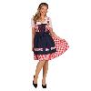 Robe Bavaroise Edelweiss Rouge Taille XXL