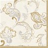 SERVIETTES GOLDEN GRACE CREME 40X40CM - PAQUET DE 12