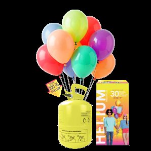 HELIUM POUR 30 BALLONS (SANS BALLONS) 6,8 Litres