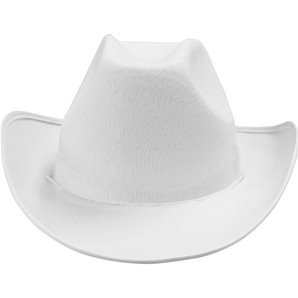 CHAPEAU COW-BOY BLANC FEUTRINE