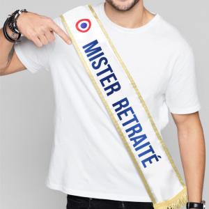 Echarpe Mister Retraité Avec Certificat