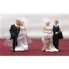 SUJET COUPLE MARIES ASSORTIS 15,7 CM