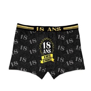 BOXER 18 ANS 100% POLYESTER TAILLE L