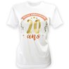 TEE-SHIRT 20 ANS FEMME AVEC MARQUEUR