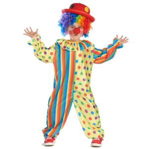 Costume Clown 7/9 Ans Coloré