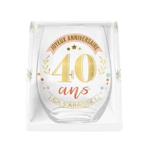 Verre 40 Ans Rond