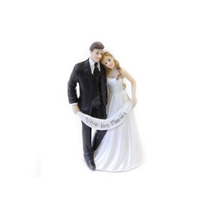 SUJET COUPLE MARIES POSE PHOTO 18 CM